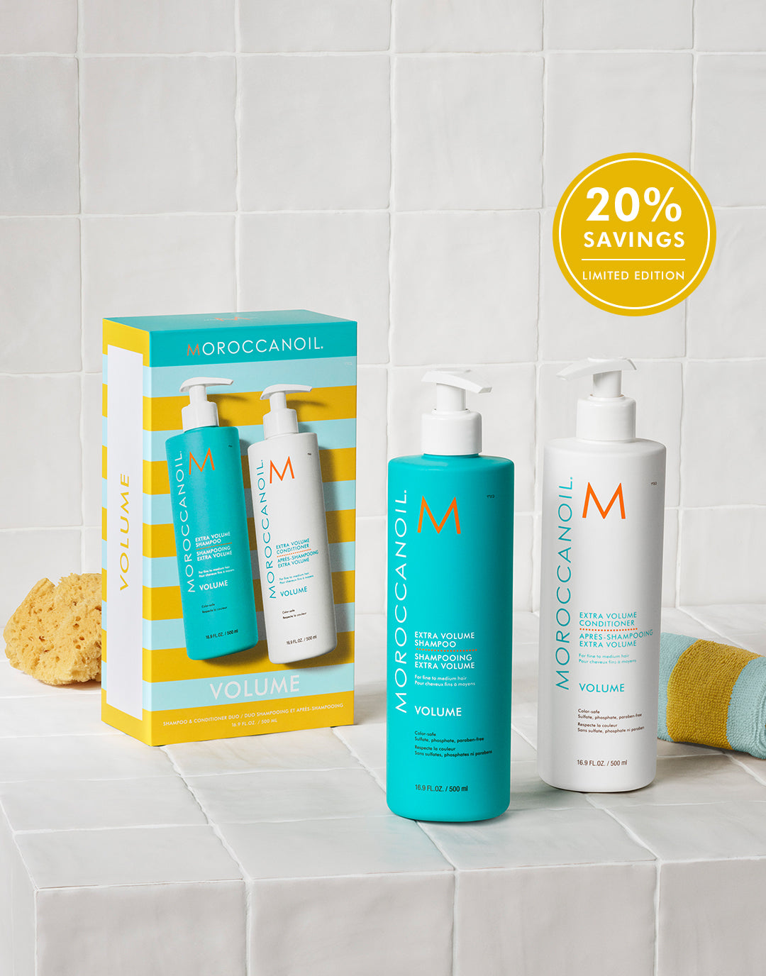 Extra Volume Shampoo & Conditioner Half-Liter Set - Image 2