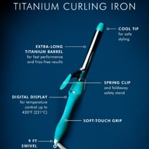 Alternative view of Everlasting Curl Titanium Curling Iron